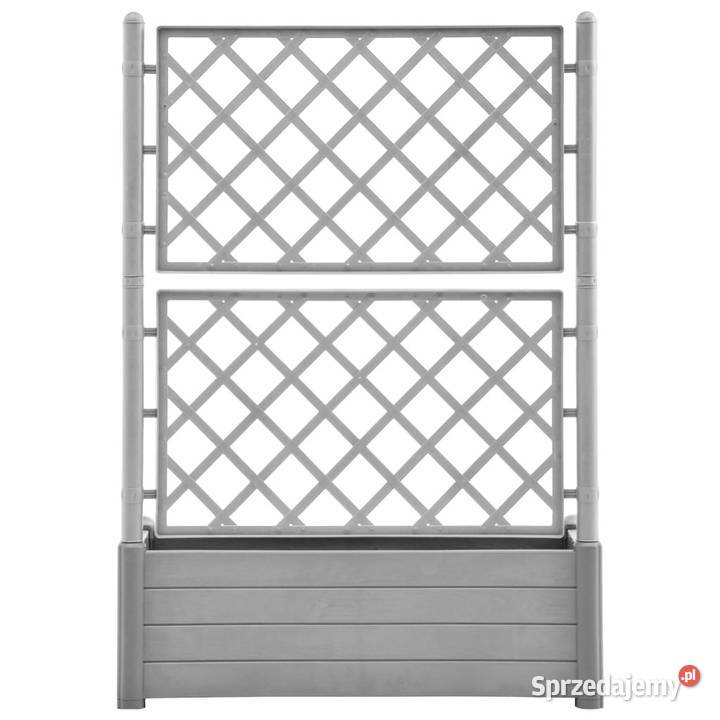 Skrzynia na rośliny z trejażem 100x43x142 PP Warszawa