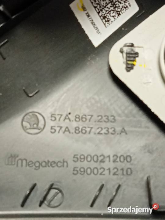 Osłona słupka lewa Skoda Karoq 57A867233 z wielkopolskie