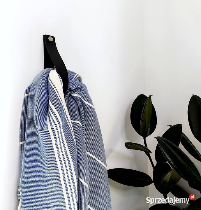 Wieszak łazienkowy skórzany LOFT Wieszaki Gdańsk