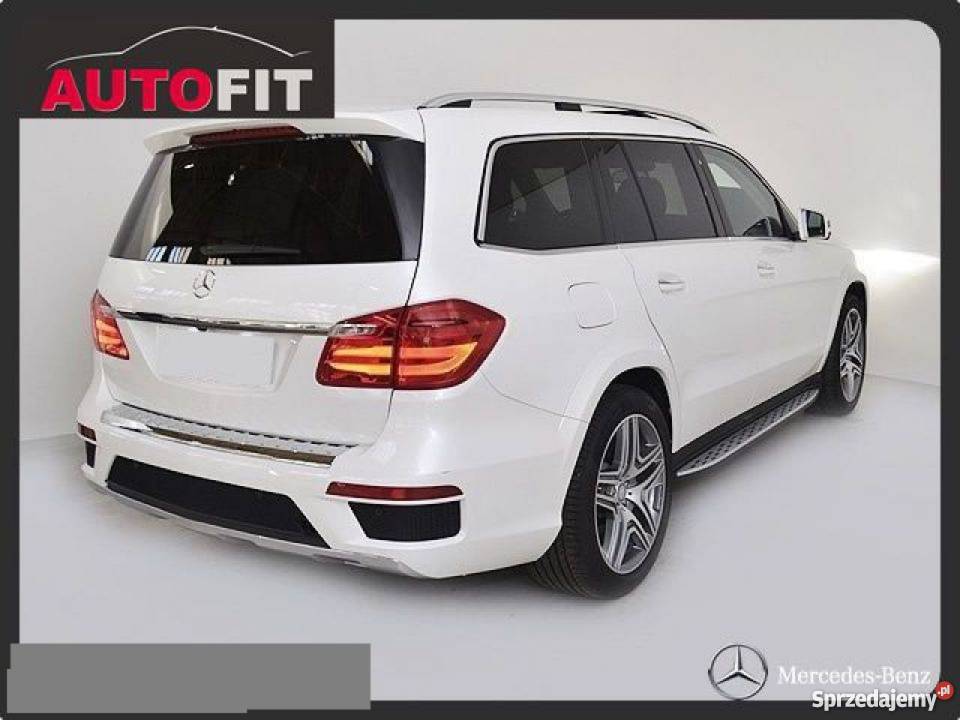 Mercedes GL 350 bialy autoalarm Samochody osobowe Gdynia