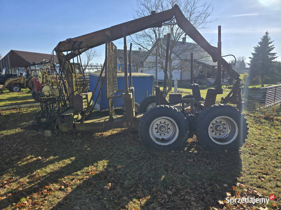 Przyczepa leśna do zrywki duża 1215 ton Litwinki