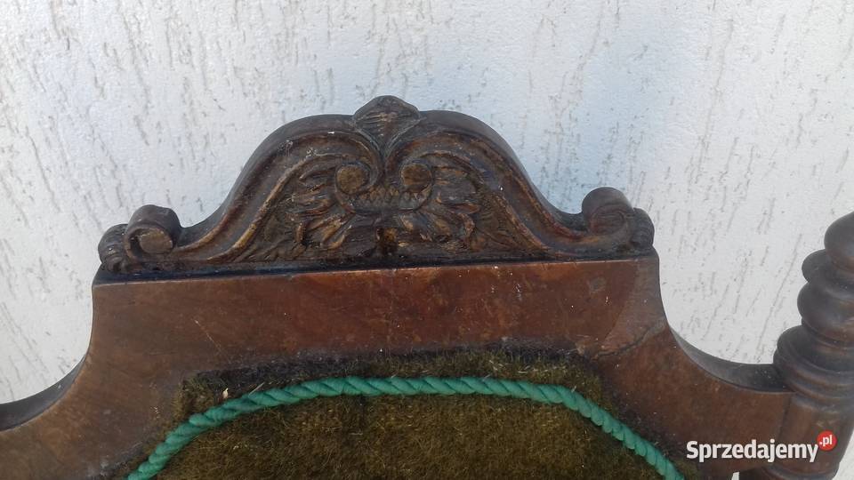 KRZESŁA BAROKOWE MAHOŃ XVIIIXIX WIEK PRUSY Orneta