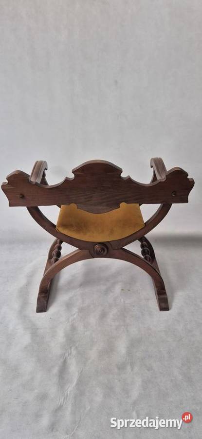 Fotel rzymski Dantego składany Włochy 2 Warszawa