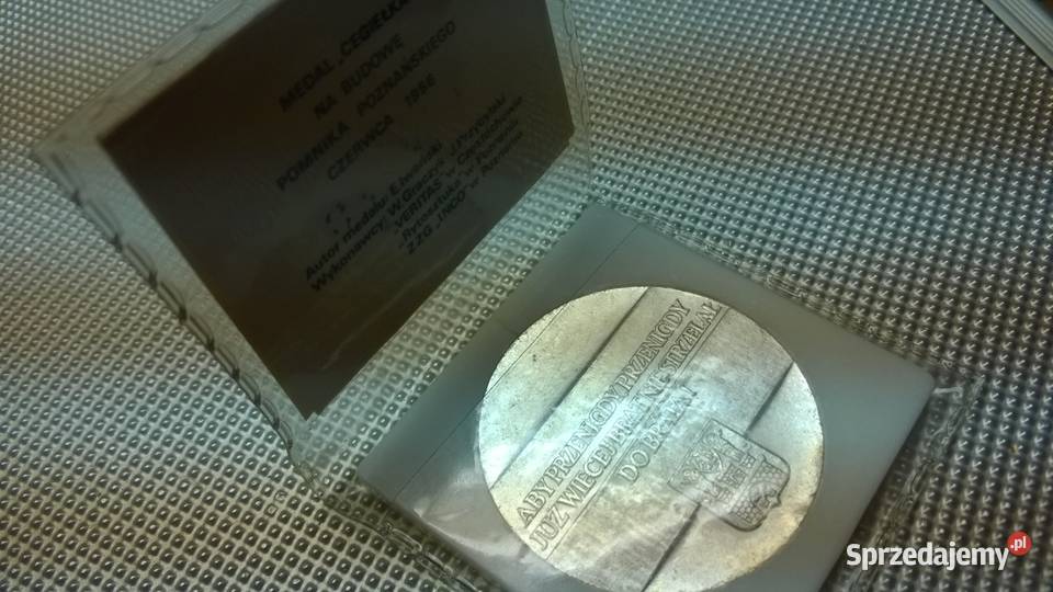 MEDAL Cegiełka 1981 Numizmatyka mazowieckie Warszawa