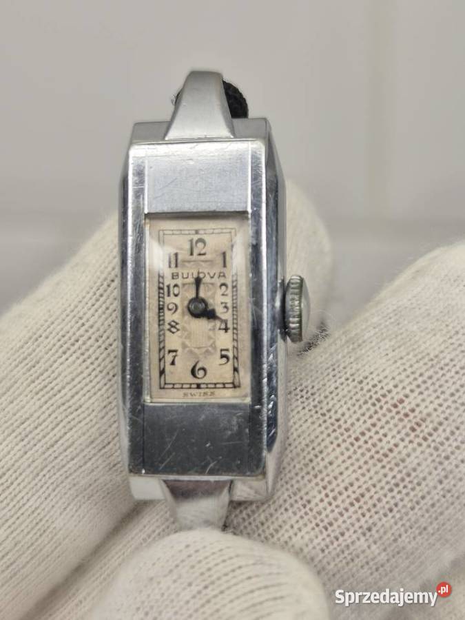 Zegarek vintage Bulova Tank Art Deco Ladies 1936 śląskie Chorzów sprzedam