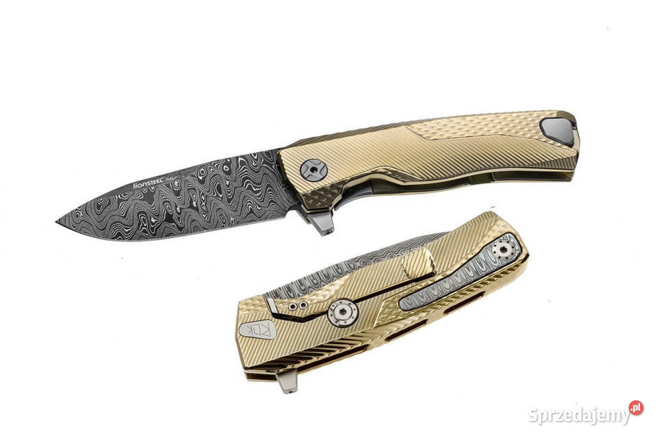 Nóż składany LionSteel Gold Titanium Chad Warszawa sprzedam