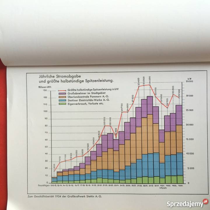 874 Kraftwerk Stettin Firmy Szczecina Antykwariat Szczecin
