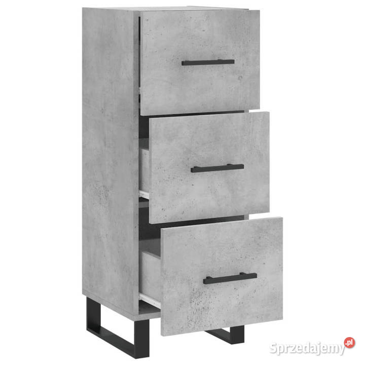 Szafka szarość betonu 345x34x90 materiał Warszawa sprzedam