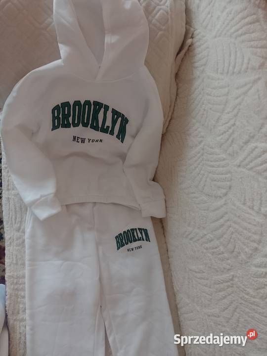40L Shein Białe dresy z kapturem Nowe Rozmiar 40(L) Odzież sportowa małopolskie Kraków