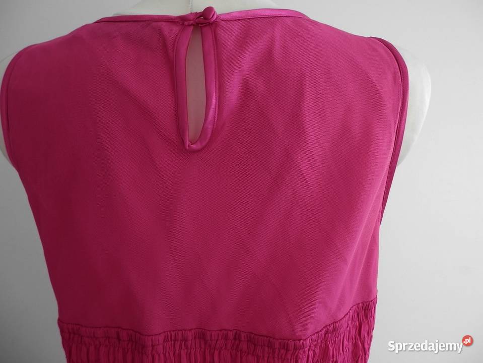 Sukienka Imprezowa Wieczorowa na Wesele Zwiewna Łomża