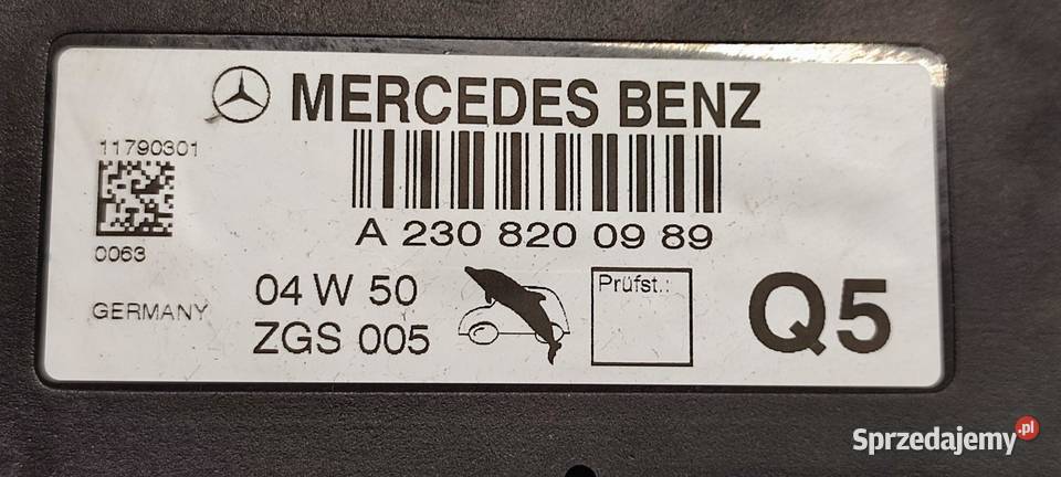 MERCEDES SL R230 MODUŁ STEROWNIK ANTENY osobowe