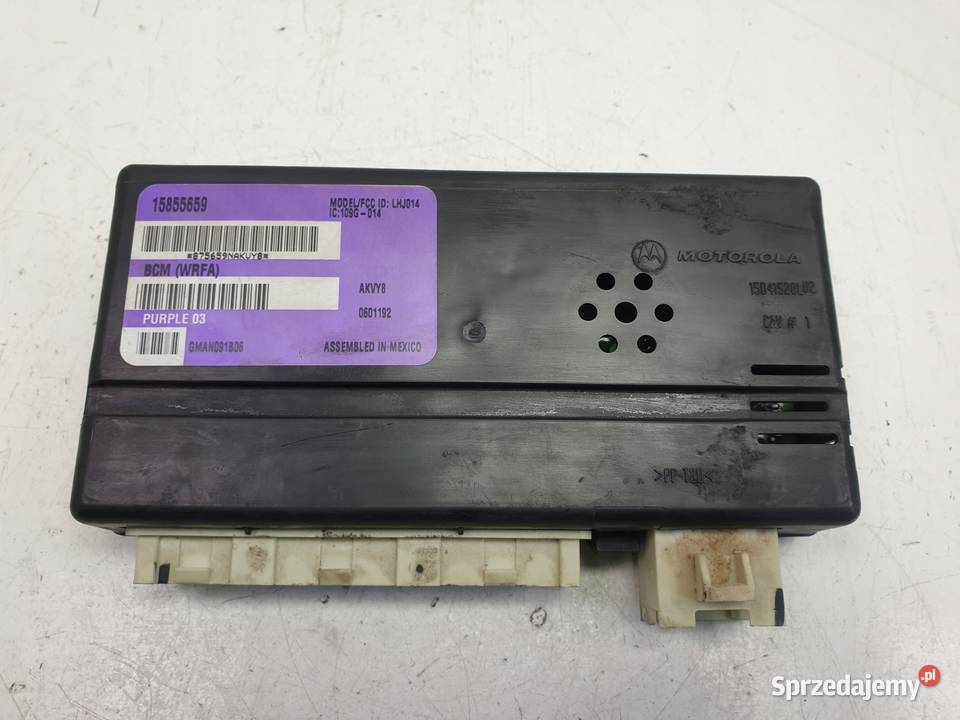 MODUŁ NADWOZIA Chevrolet Equinox 34 V6 15855659 Rudka