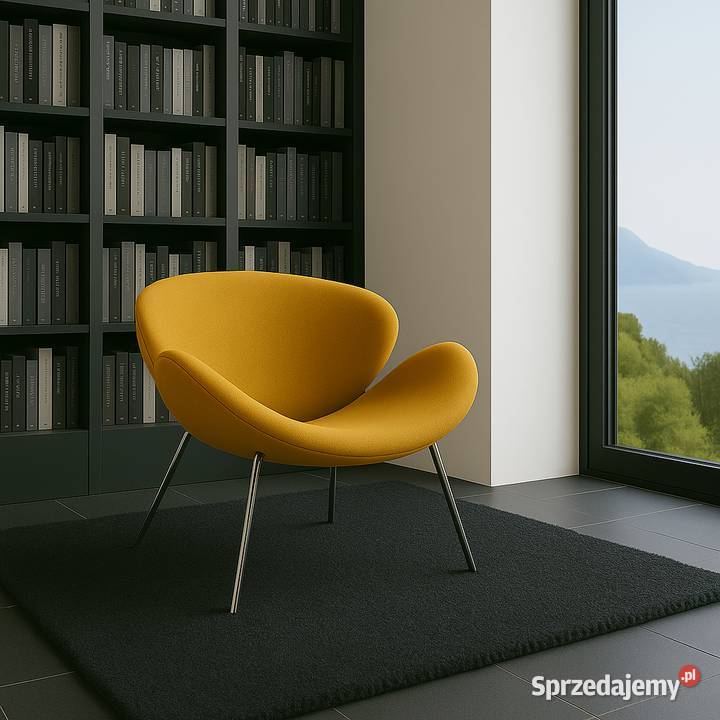 Fotel Major żółty 72cm