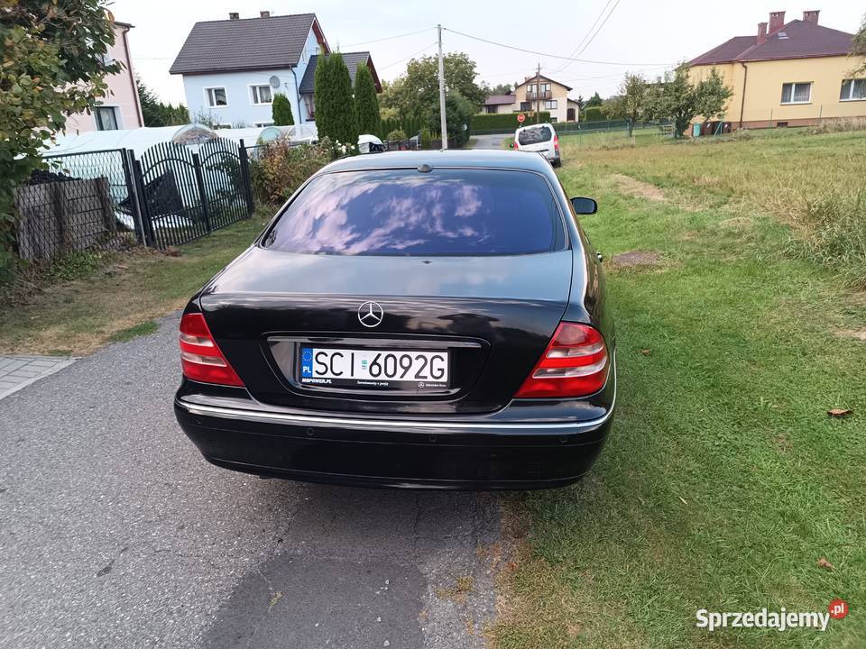 Mercedes S500 W220 V8 1999 r CD śląskie Cieszyn