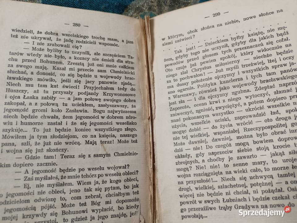 Ogniem i mieczem Sienkiewicza książki Warszawa