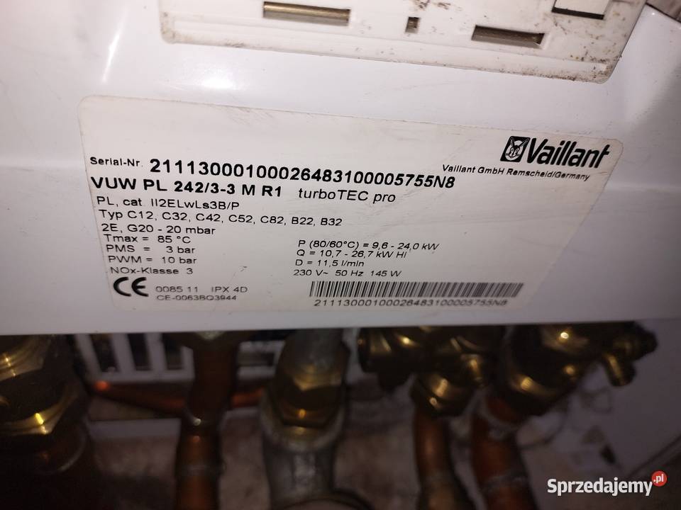 Piec gazowy vaillant ecoTEC pro Koluszki