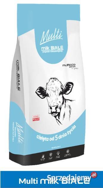 Mleko cielaków Milk BIAŁE Preparat Karmy i pasze Olszewo-Góra