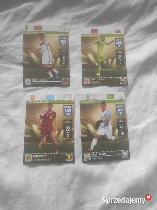 karty piłkarskie FIFA adrealyn international Żagań sprzedam