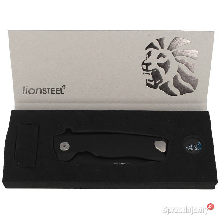 Nóż składany LionSteel Black Aluminium Black mazowieckie Warszawa sprzedam