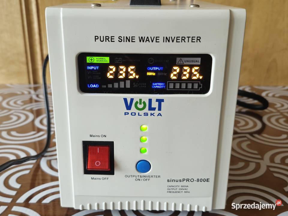 Zasilacz UPS Volt SINUS PRO 800 E 12230V 500800W Pozostałe Legnica