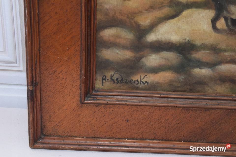 Apoloniusz Kędzierski Pejzaż Polskiej Wsi Wieś Kraków