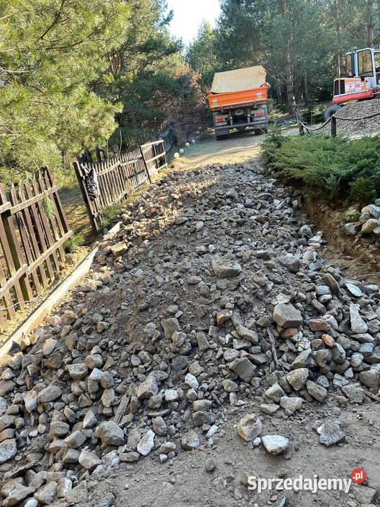 Gruz kruszony przekrusz Olsztyn sprzedaż Materiały budowlane