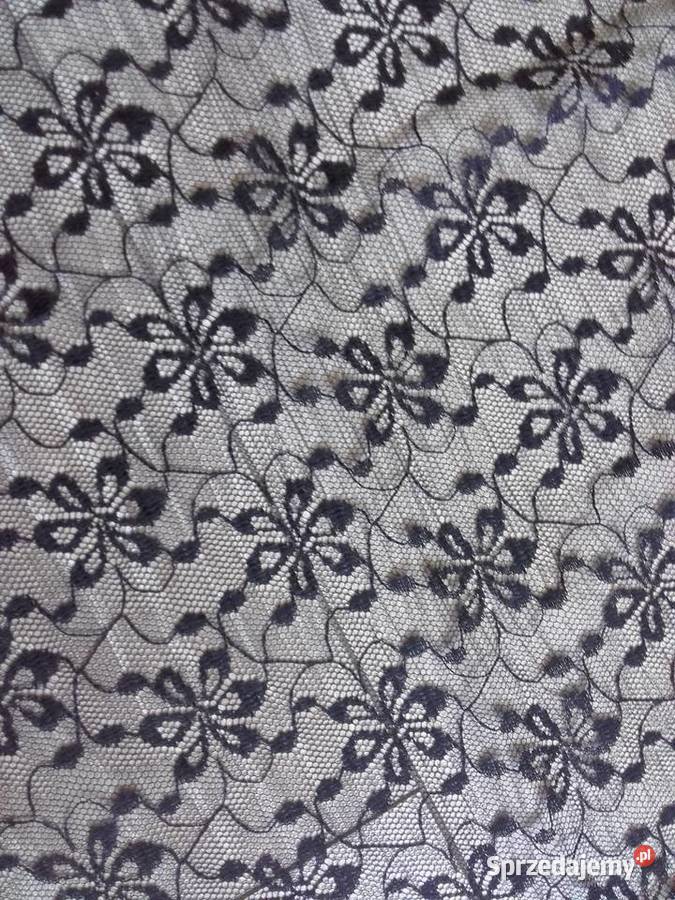 Koronka czarna sprzedam