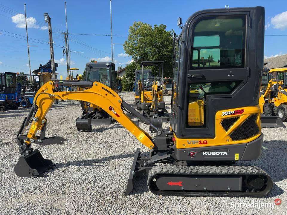 Nowa Minikoparka XGV VIP18 z 2026 Roku Waga 1800 podkarpackie