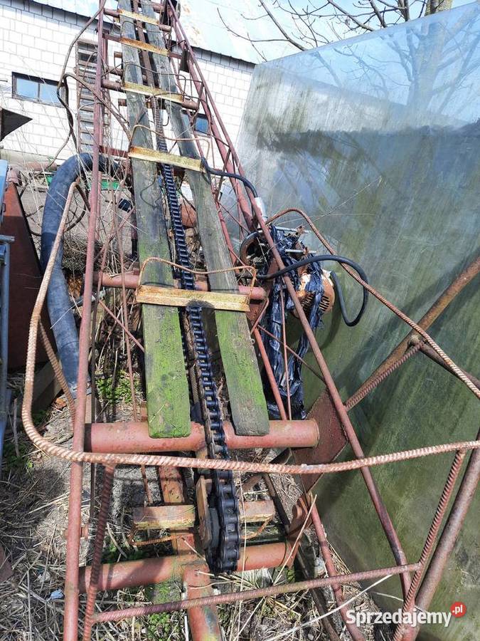 Podajnik łańcuchowy idealny do siana słomy podlaskie Sejny sprzedam