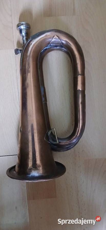 Stara trąbka sygnałowa blaszane Kraków