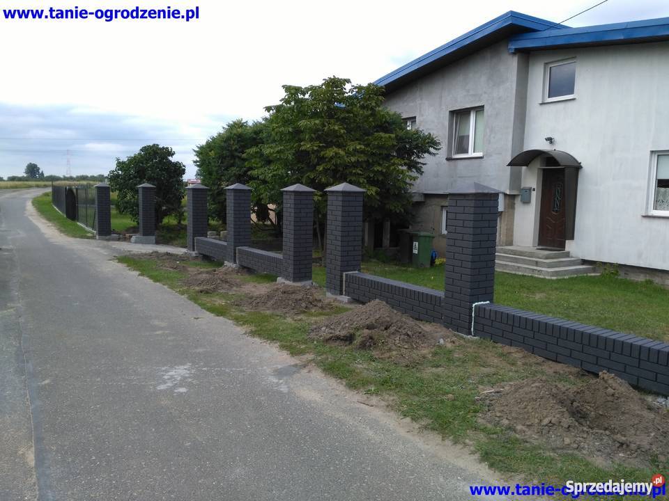 Ala klinkier słupki murki ogrodzenia imitacja