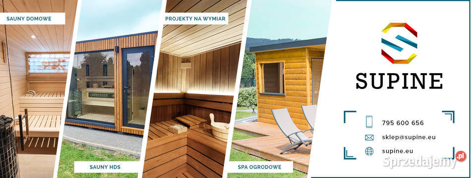 Sauna ogrodowa Sven XL 450 x 225 Sauny Bielsko-Biała