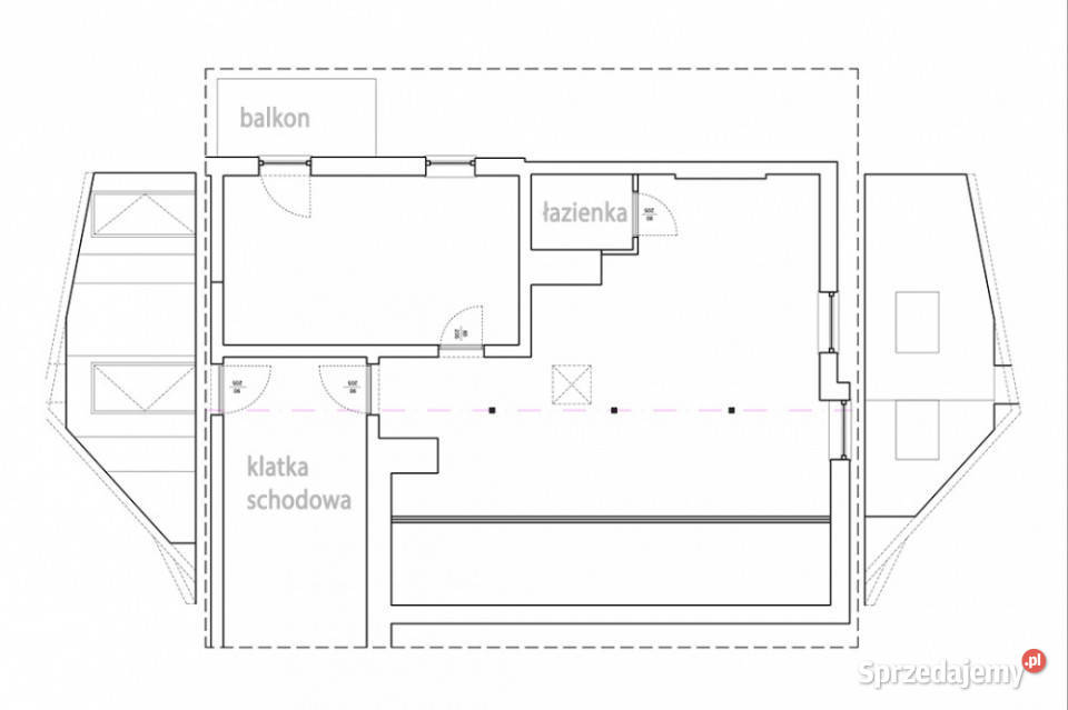 Mieszkanie na poddaszu możliwe 4 pokoje 64m2 lubelskie