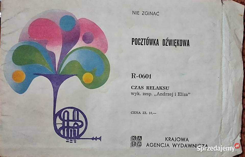 pocztówki dźwiękowe PRL małopolskie Bukowno