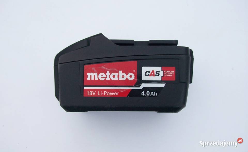 Bateria akumulator METABO 4Ah mazowieckie Karniewo