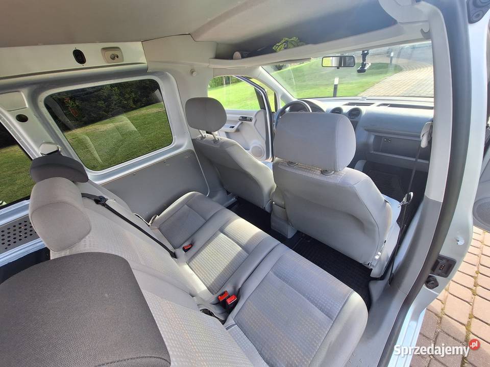 VW Caddy 2008 Klimatyzacja 5 Osobowy Benzyna MPI Caddy Grudziądz
