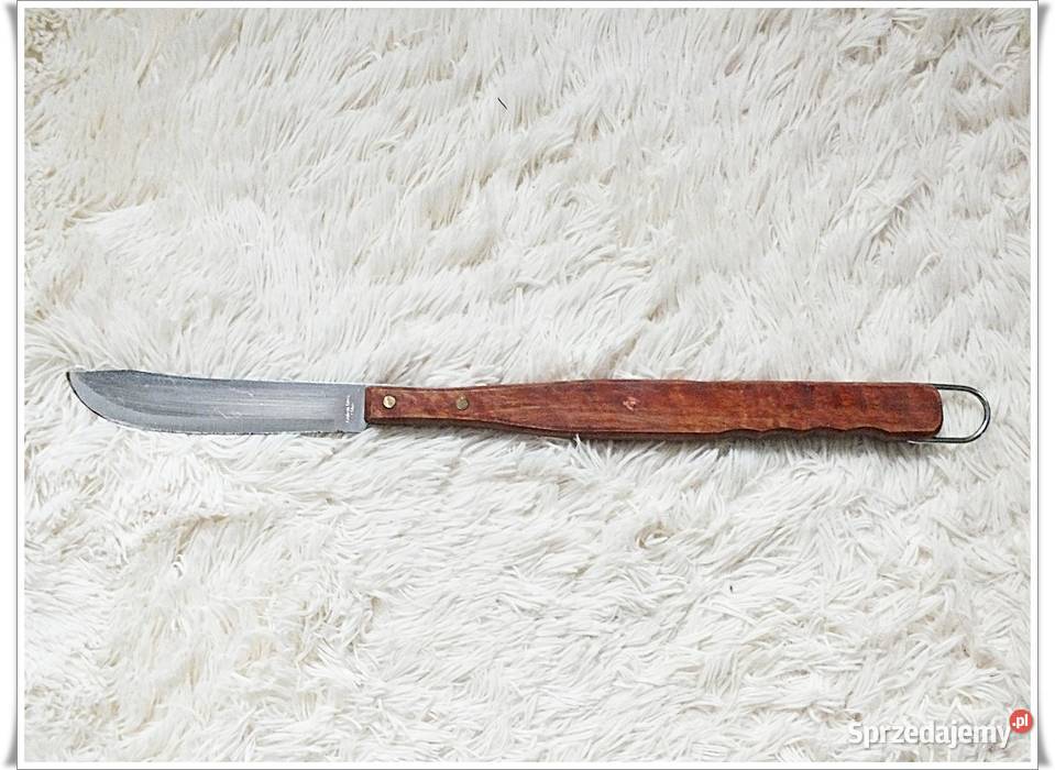Nóż z hartowanej stali 55 z dłuższą raczką lubuskie Żary