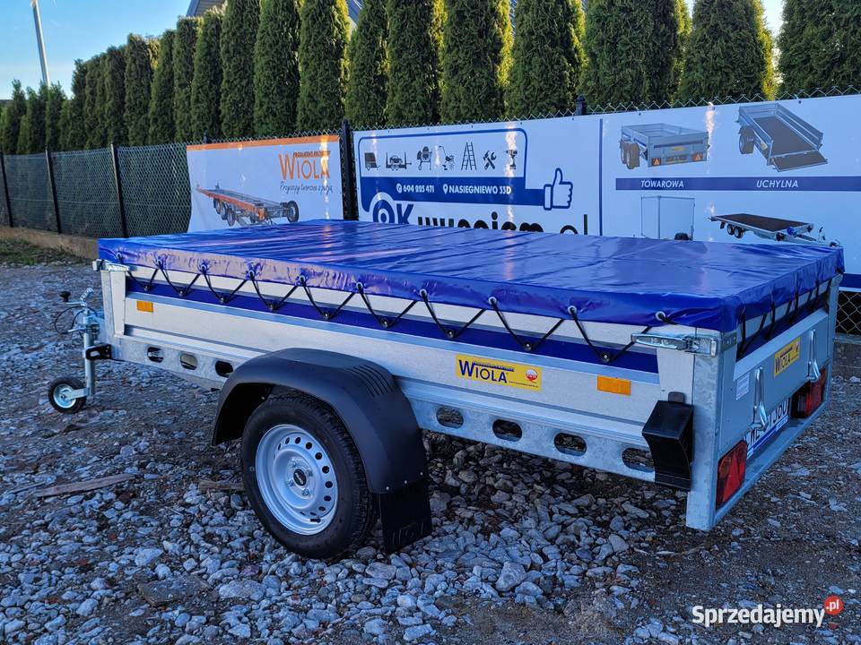 Wypożyczalnia Wynajem przyczep WIOLA Nowa 2024 towarowe Włocławek