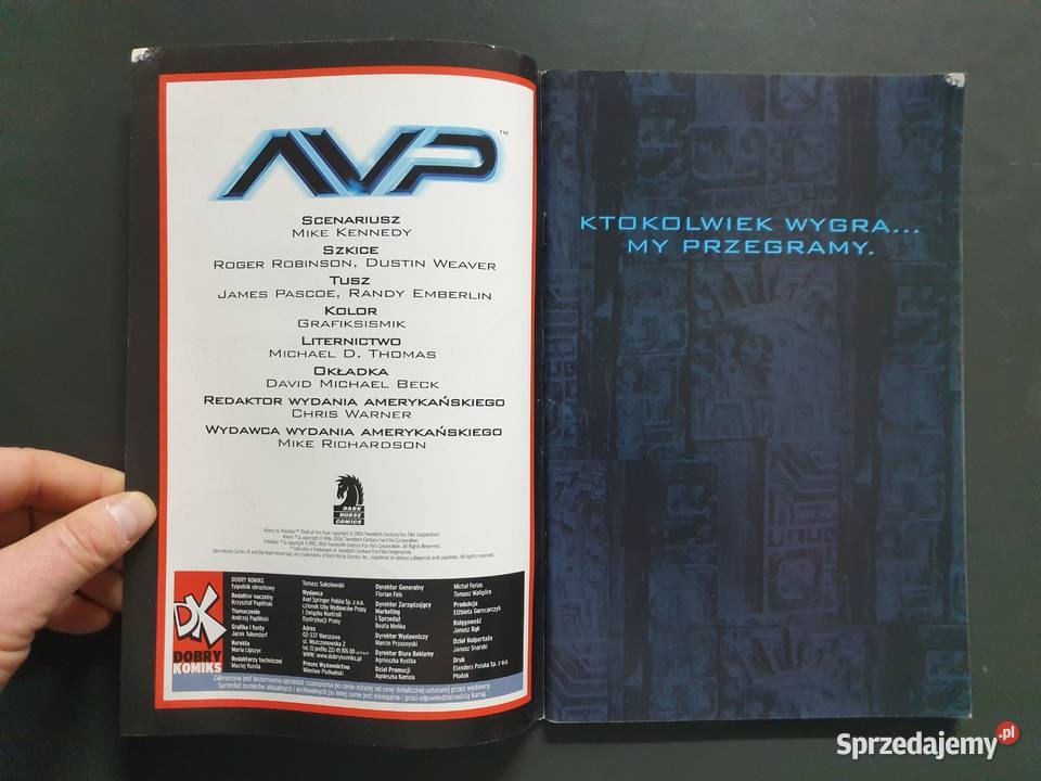 AVP Aliens versus Predator Dreszcz Polowania pomorskie