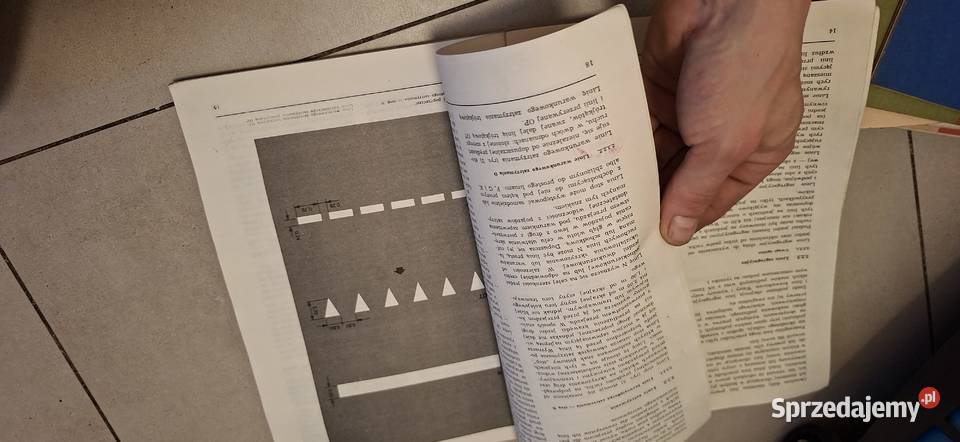 Instrukcja o znakach drogowych poziomych 1 wyd wielkopolskie Łęczyca sprzedam