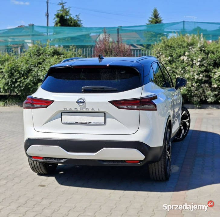 Nissan Qashqai Tekna Navi Panorama Full ZAMIANA asystent pasa ruchu Samochody osobowe