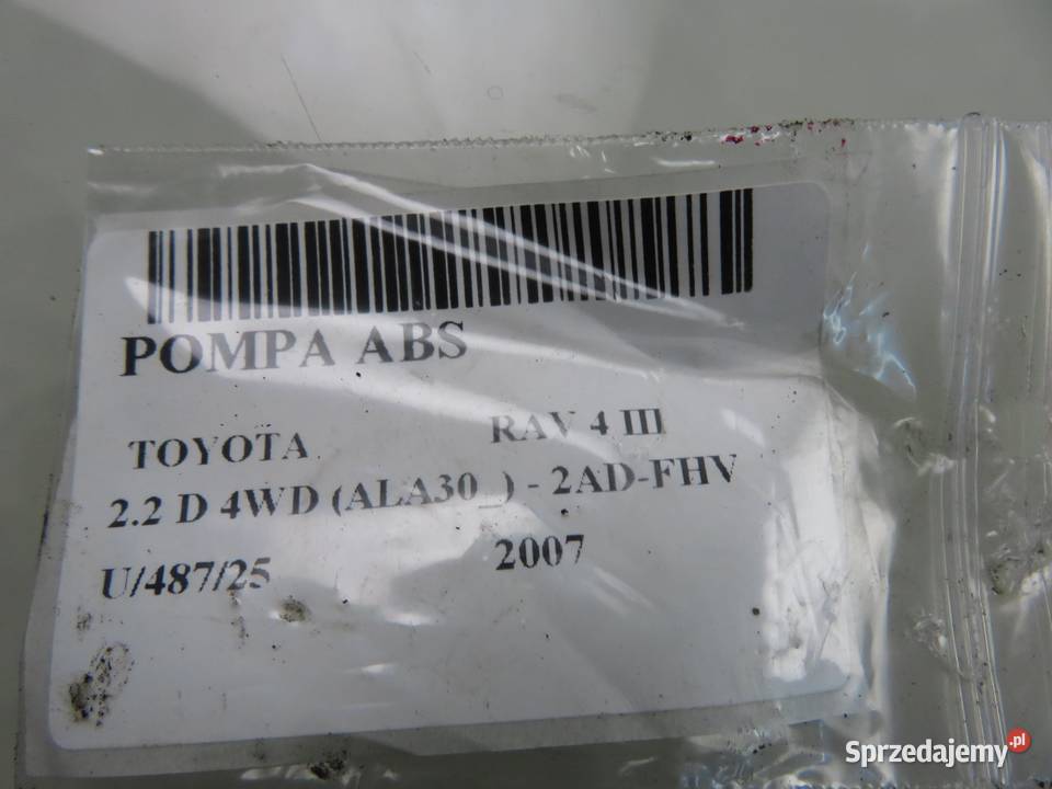 POMPA ABS TOYOTA RAV 4 III 4454042100 8954142220