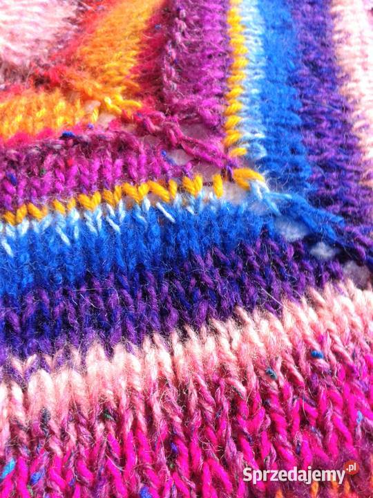 Chusta robiona na drutach Mexico 4 śląskie Katowice