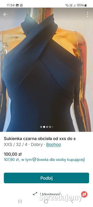 Sukienka obcisla ołówkowa wizytowa xs do m Szczawno-Zdrój