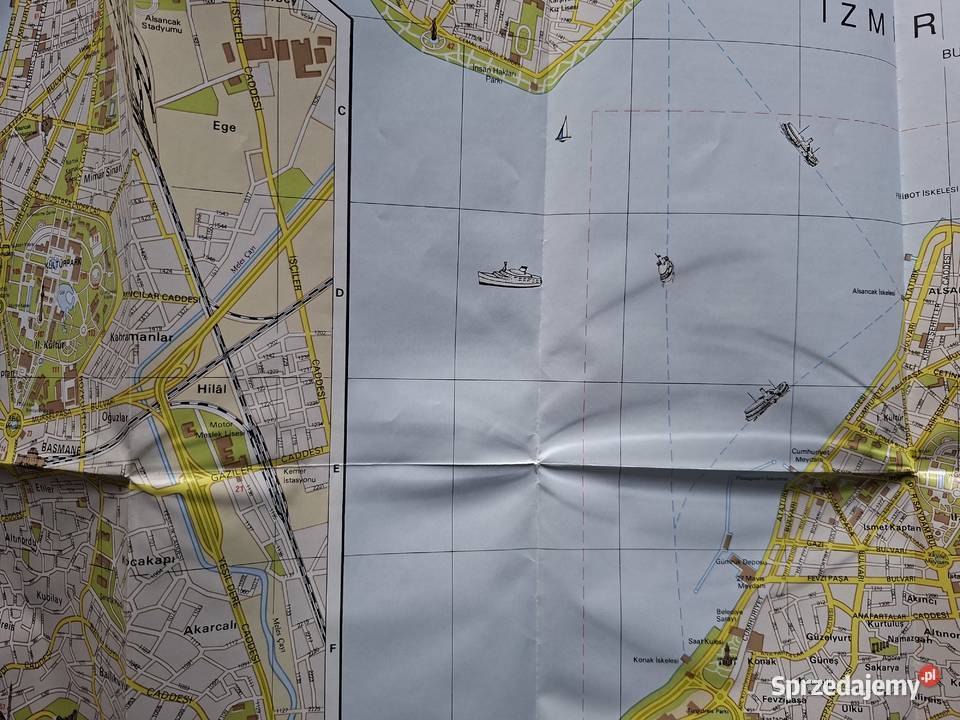 Turcja Turkei Izmir und seine Umgebung plan miękka Mapy i przewodniki Kraków