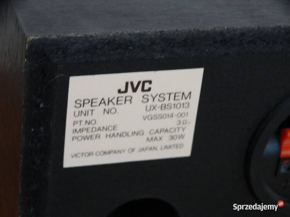 Kolumny JVC z subami super bas WYSYŁKA podkarpackie Jasło