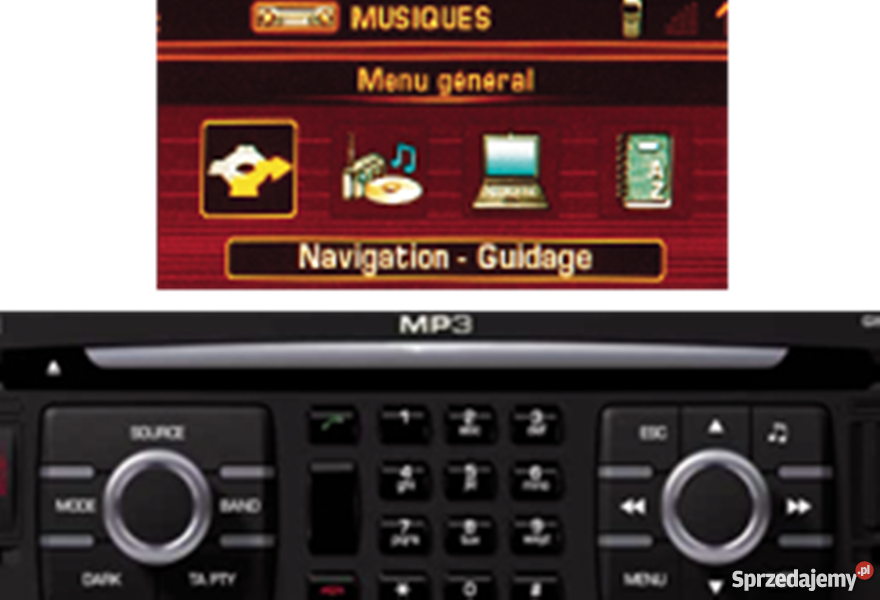 Peugeot 1007 RT3 Nawigacja aktualizacja 052005 Szczecin