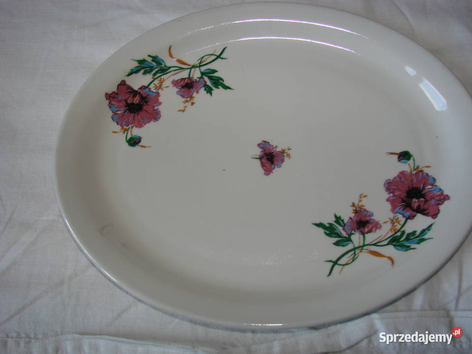 Lubiana Kwiaty półmisek PRL pomorskie Pruszcz Gdański