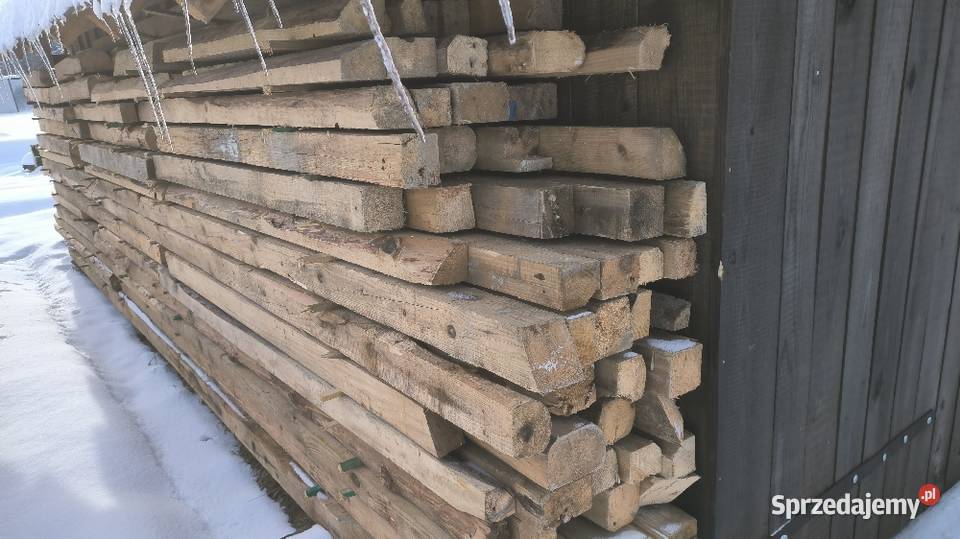 Kantówki jodłowe 10x10 i 10x8 deski Niebylec