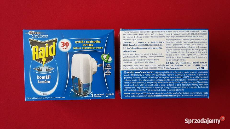 RAID na komary elektryczne urządzenie 30 nocy Olkusz